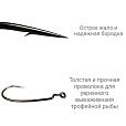 Офсетный крючок CF Big game offset hook №5/0 5 шт