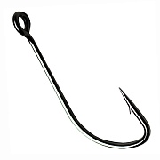 Одинарный крючок CF S hook №8 10 шт, черный