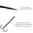 Двойной крючок CF Long tail double hook №4 5 шт