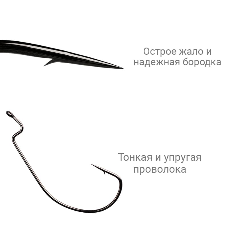 Офсетный крючок CF Wide Range Offset Hook №1/0 200 шт