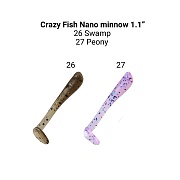 Nano minnow 1.1" 68-27-26/27-5