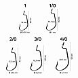 Офсетный крючок CF Offset DN hook №3/0 7 шт