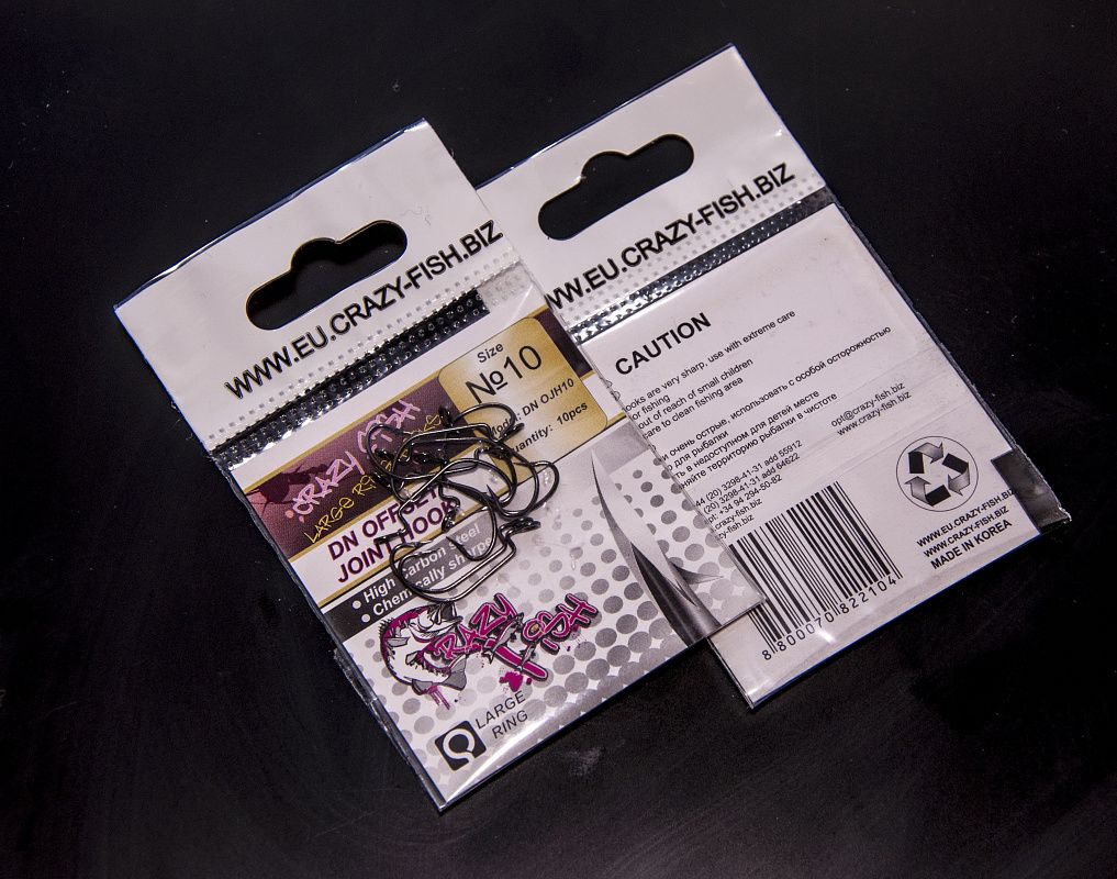 Офсетный крючок CF DN Offset Joint Hook №10 20 шт
