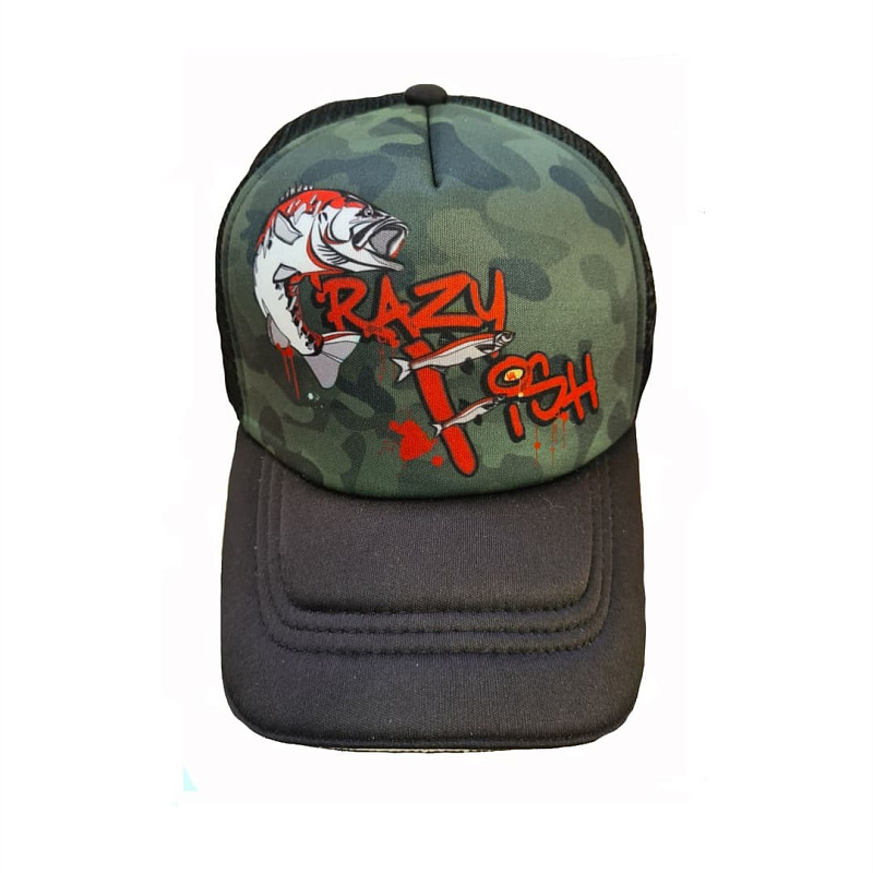 Кепка Crazy Fish Camo Original S (kid size)