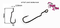 Офсетный крючок CF Offset Joint Worm Hook №10 15 шт