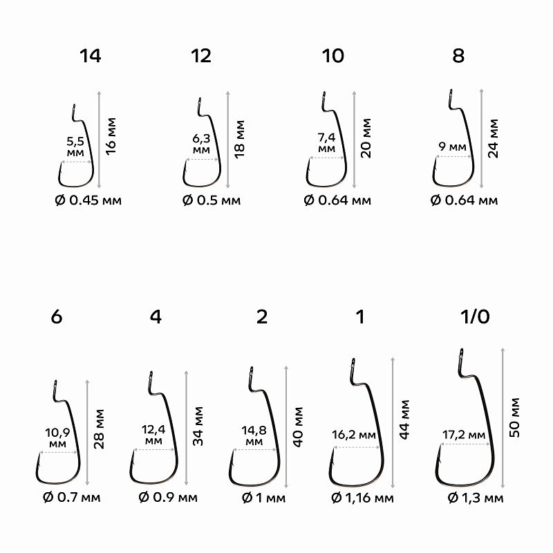 Офсетный крючок CF Offset joint hook №9/0 3 шт