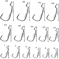 Офсетный крючок CF Offset joint hook №9/0 200 шт