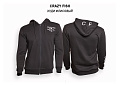 Худи флисовый Crazy Fish Cotton Black