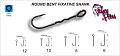Одинарный крючок Crazy Fish Round Bent Fixative Shank №12 8 шт