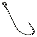 Одинарный крючок CF S hook №6 10 шт, серебряный