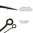 Одинарный крючок CF S hook №2 10 шт, черный