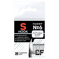 Одинарный крючок CF S hook №6 10 шт, серебряный
