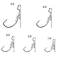 Офсетный крючок CF Wide Range Offset Hook №5/0 5 шт