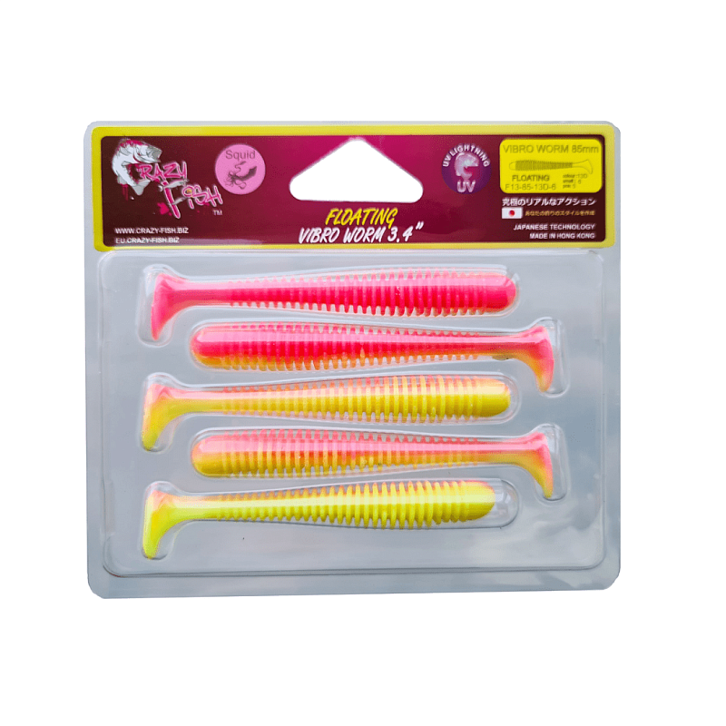 Vibro worm 3.4" 13-85-13d-6-F