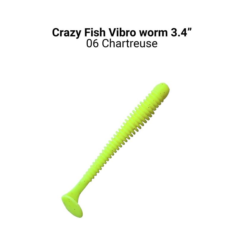 Vibro worm 3.4" 12-85-6-6-F