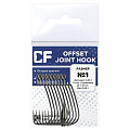 Офсетный крючок Crazy Fish Offset Joint Hook №1 5 шт
