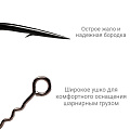 Одинарный крючок CF Round bent fixative shank №10 200 шт