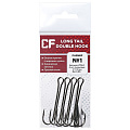 Двойной крючок CF Long tail double hook №1 4 шт