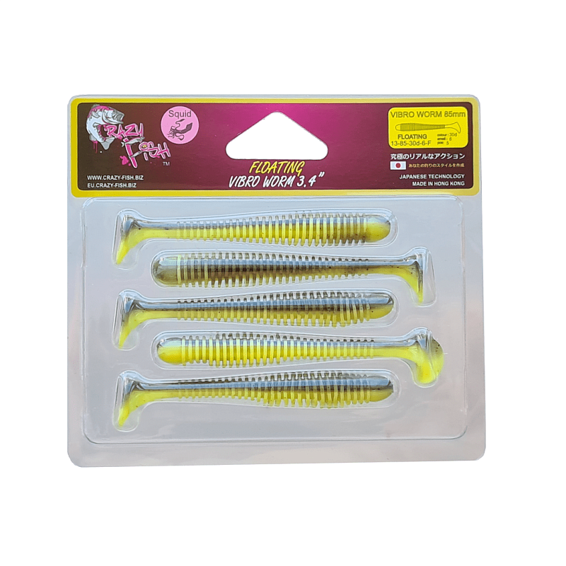 Vibro worm 3.4" 13-85-30d-6-F