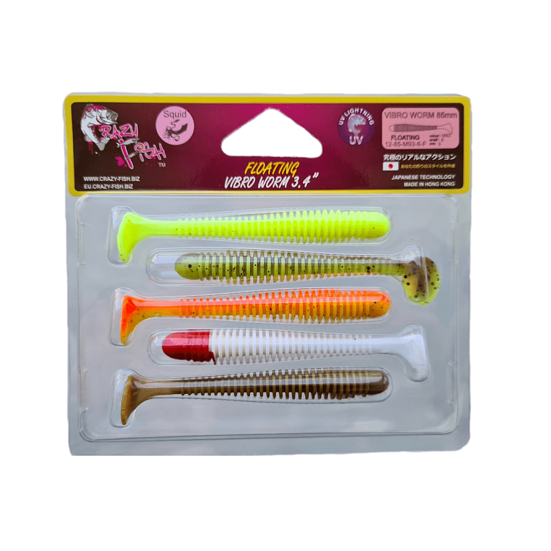 Vibro worm 3.4" 12-85-M93-6-F