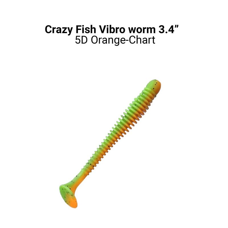 Vibro worm 3.4" 13-85-5d-6-F