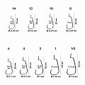 Офсетный крючок CF Offset joint hook №3/0 7 шт