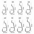 Офсетный крючок CF Offset joint hook №6 15 шт