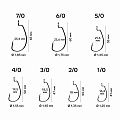 Офсетный крючок CF DN Offset Joint Hook №6 20 шт