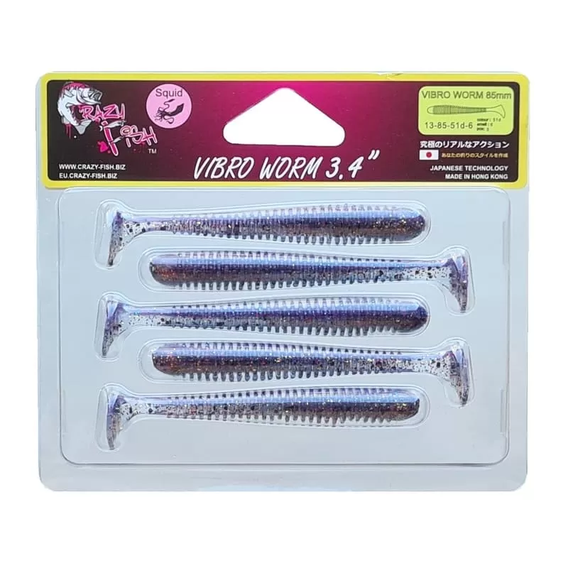 Vibro worm 3.4" 13-85-51d-6