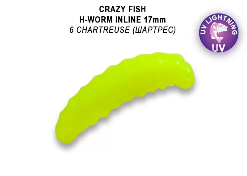 MF H-Worm inline 0.7" 60 шт (6*10) 62-17-6-7-EF