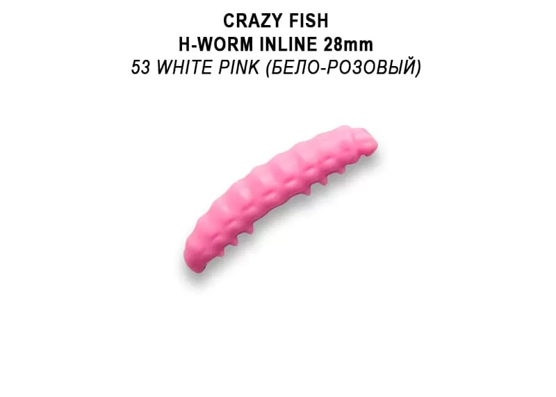 MF H-Worm inline 1.1" 20 шт (2*10) 63-28-53-7
