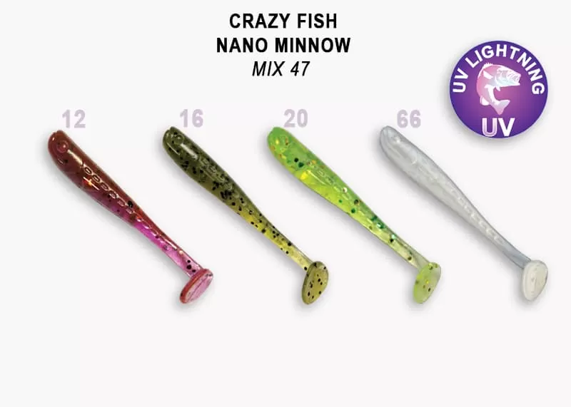 Nano minnow 1.6" 6-40-M47-6